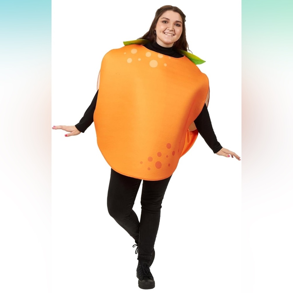 NWT Adult One Size Hauntlook Exotic Orange Fruit Halloween Costume Party Silly